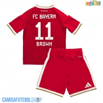 Camisa de time de futebol Bayern Munich Nathaniel Brown #11 Replicas 1º Equipamento Infantil 2026-27 Manga Curta (+ Calças curtas)